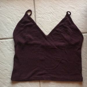 Brandy Melville burgundy tank